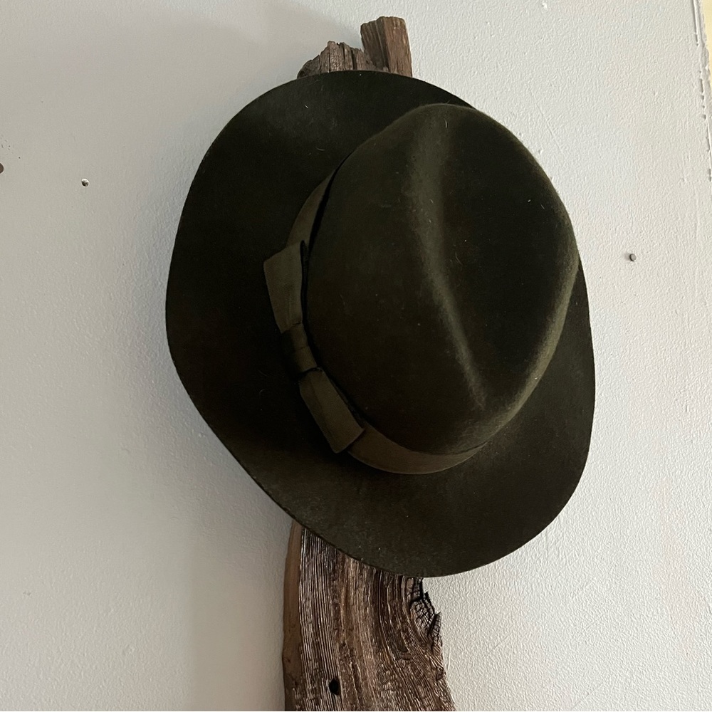 Green Italian made fedora